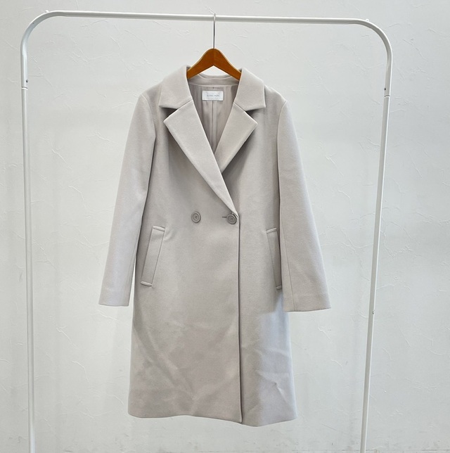 【グローバルワークの冬アウター売上ランキング 8位】「軽やかストレッチテーラーコート」11,990円（税込）