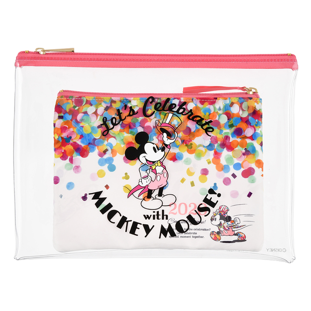 ミッキー ポーチ フラット Let’s Celebrate with Mickey Mouse 2020 2,860円（税込）