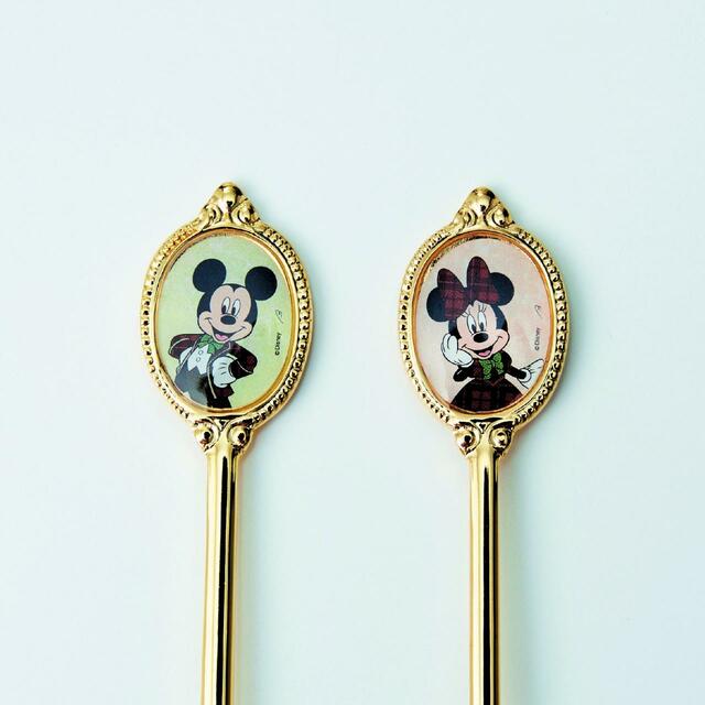 飾っても可愛いカトラリーセット「ミッキー&ミニー」|¥1,980 (税込)
