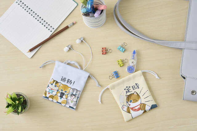 【はたらく！サラリーにゃんフェア】ミニ巾着２個セット：￥1,540