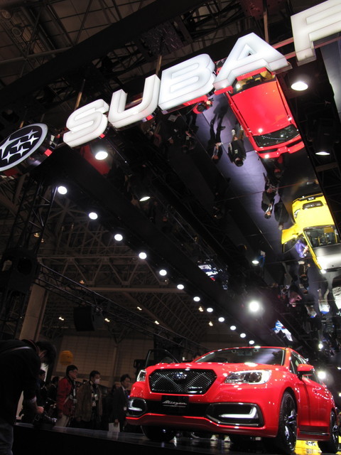 東京オートサロン2015・SUBARUブース：外観全景