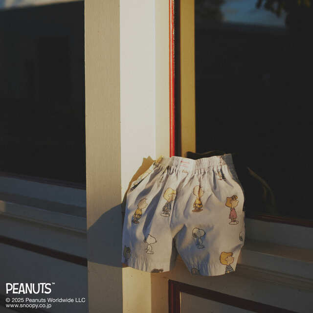【PEANUTS】総柄ショートパンツ ￥6,930