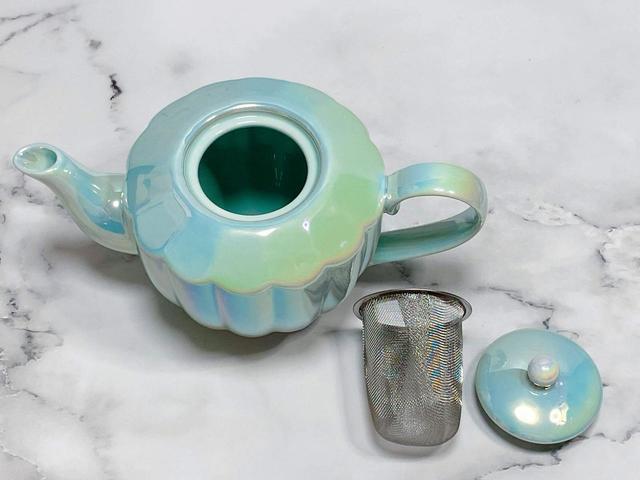 【Francfranc（フランフラン）】オパールシェル　ティーポット　MINT／税込2,200円