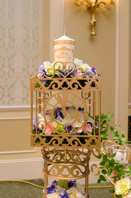 東京ディズニーランドホテル宴会場「シンデレラドリーム」でのウェディングプログラム「ディズニー・ロイヤルドリーム・ウェディング」©Disney