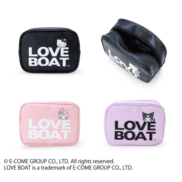 【サンリオキャラクターズ　LOVE BOAT コラボ】ポーチ（全3種）　各2,970円