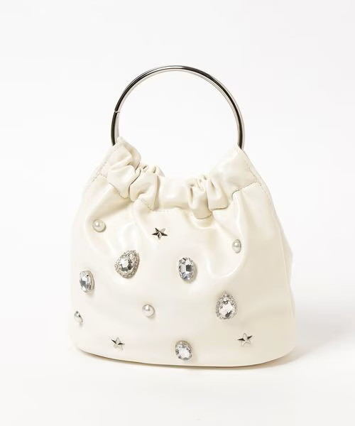 【ローリーズファームの秋冬おすすめバッグランキング 9位】「ビジューミニBAG」5,500円(税込)