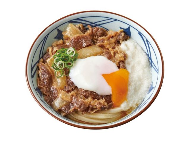 牛とろ玉うどん