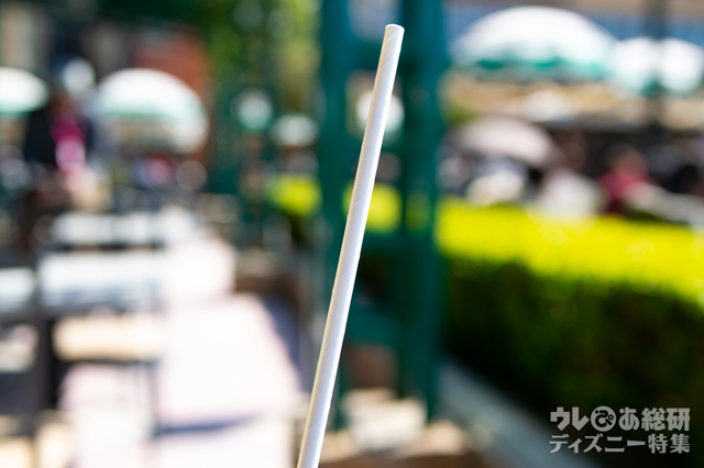 東京ディズニーシーで使われている紙製ストロー