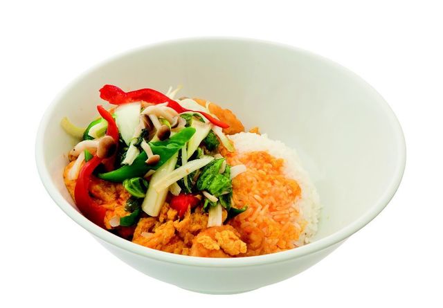 “カレー風味”タイ風親子丼