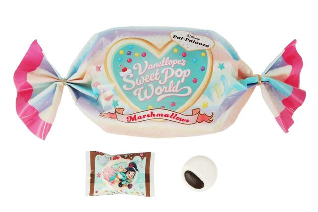 マシュマロ 700円｜ディズニー・パルパルーザ“ヴァネロペのスウィーツ・ポップ・ワールド”グッズ｜販売店舗：東京ディズニーランド「ワールドバザール・コンフェクショナリー」｜発売日：2026年4月8日（水）
