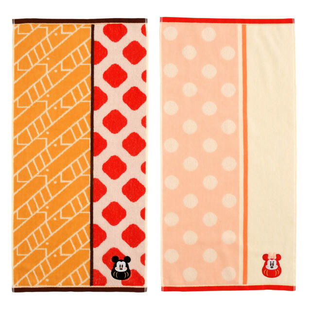 ミッキー&ミニー フェイスタオル セット NEW YEAR 2025 2,000円