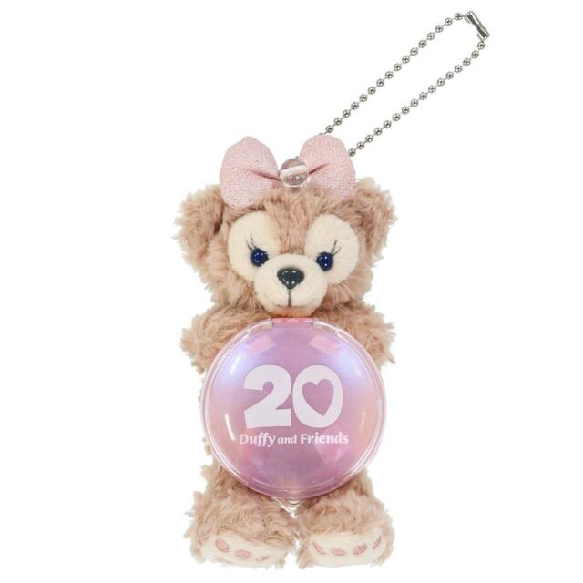 ぬいぐるみチャーム 2,500円｜東京ディズニーシー「ダッフィー＆フレンズ20周年：カラフルハピネス」スペシャルグッズ｜販売開始：2025年4月8日（火）
