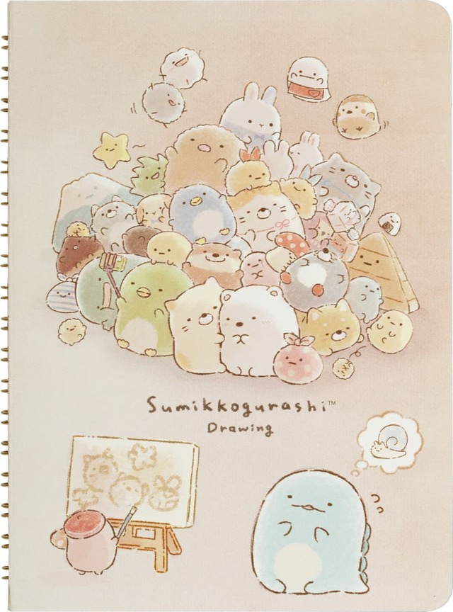 【すみっコぐらし「すみっコドローイング」】「B6SPノート」495円