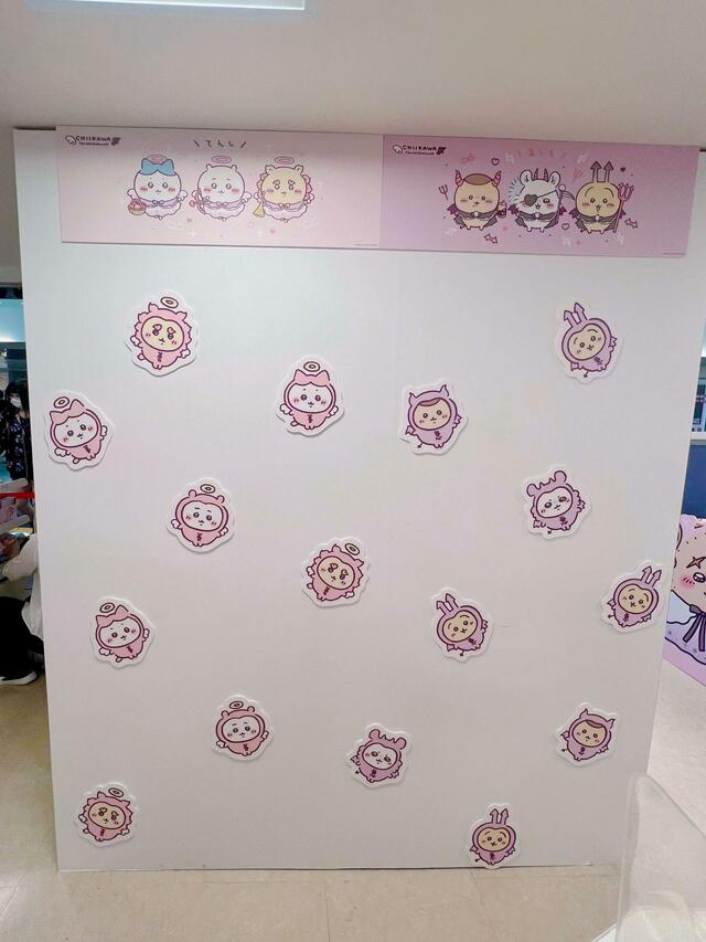 【ちいかわ てんし♡あくま@東京駅】店内⑨赤ちゃんたちが勢揃いしているコーナも!