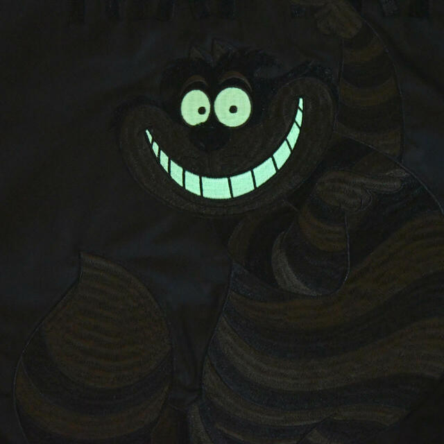 チェシャ猫 ブルゾン 蓄光 ブラック CHESHIRE CAT 14,000円