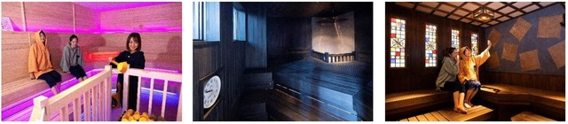 【ONSEN&SAUNA YUKULU】6F　サウナエリアの様子