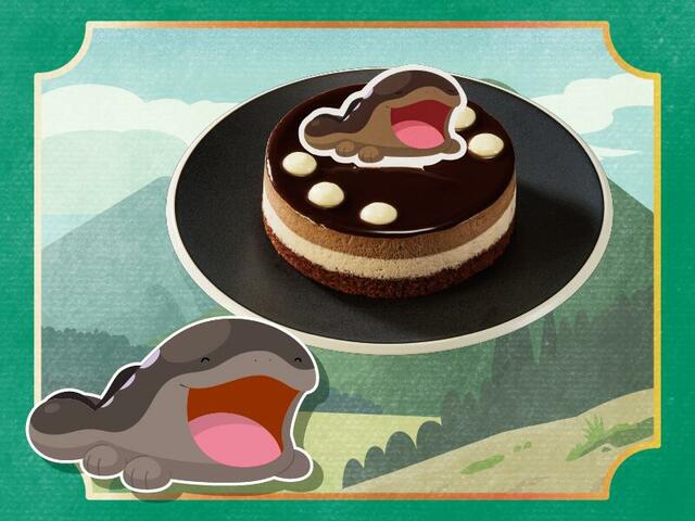 「ドオーのダブルチョコムース」＜価格：1,430円＞【【PRONTO×ポケモン】“ピカチュウのマンゴーミルク”や“カイリューのパスタ”夏限定メニューが今年も登場！】