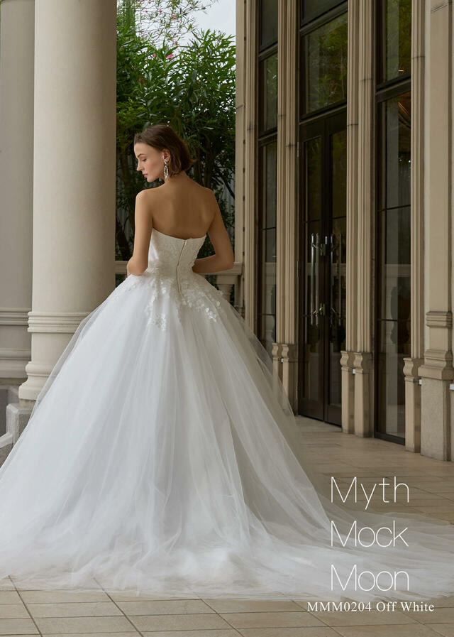 クラウディア「Myth Mock Moon（ミスモックムーン）」新作ウェディングドレス　MMM0204_Off White