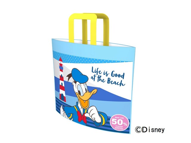 トップバリュ リサイクル原料を使ったお買い物袋（ドナルドダック）