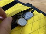 【KEBOZ XPAC MINI WALLET】小銭は30枚くらい入りました