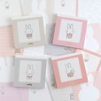 【ミッフィー新商品／ヴィレッジヴァンガードオンライン限定】「メモパッド・スクエア」各￥550／サイズ：W100×H100mm、中紙×100枚（4柄×各25枚）