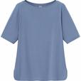 【UNIQLO（ユニクロ） × Theory（セオリー） コラボレーション第二弾】エアリズムボートネックTシャツ（5分袖）