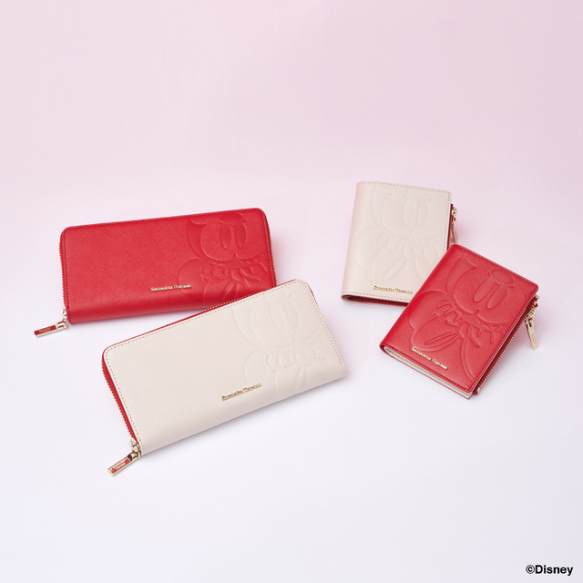 長財布 25,300円、折財布 22,000円｜サマンサタバサ「ミニーマウス」コレクション