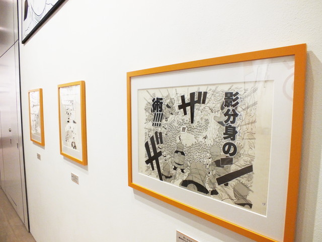 「連載完結記念 岸本斉史 NARUTO－ナルト－展」／展示の様子