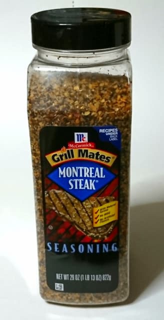 【No.4】【マコーミック モントリオールステーキ 822g 958円】下味に使うのはもちろん、調理後にパラッと振りかけても、スパイシーな香りが存分に堪能できます