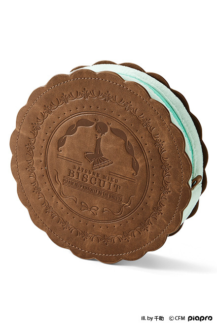 初音ミク×スキヤキ　ソーダクリームのクッキーポーチ