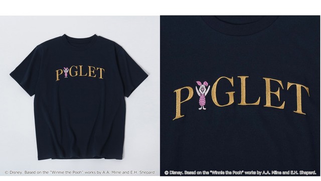 ピグレット / ロゴ刺繍Ｔシャツ 1,738円