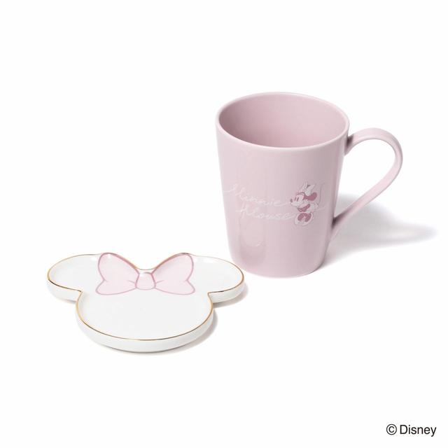 【Francfranc×ディズニー】ペアマグ フェイスプレート