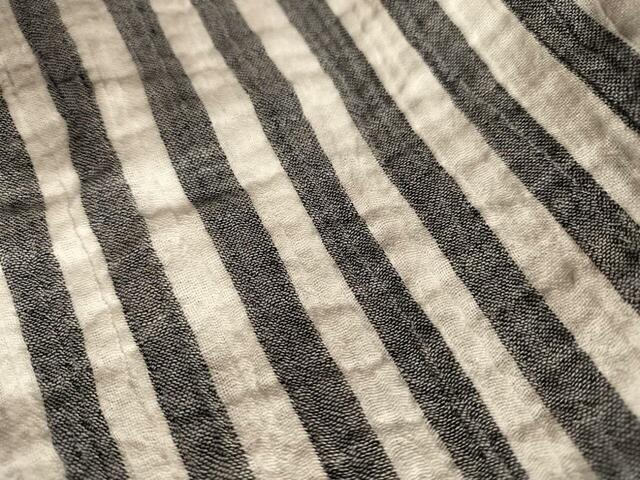 【無印良品　楊柳ガーゼ　五分袖ワンピース】肌に張りつきにくく、風通しがいいのが特徴！