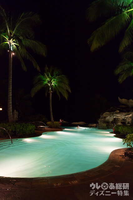 「カ・マカ・グロット」の夜景|アウラニ・ディズニー・リゾート & スパ コオリナ・ハワイ