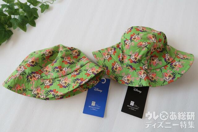【ワークマン】左 DISNEYシェードハットkids/右 DISNEYプリントバケットハット