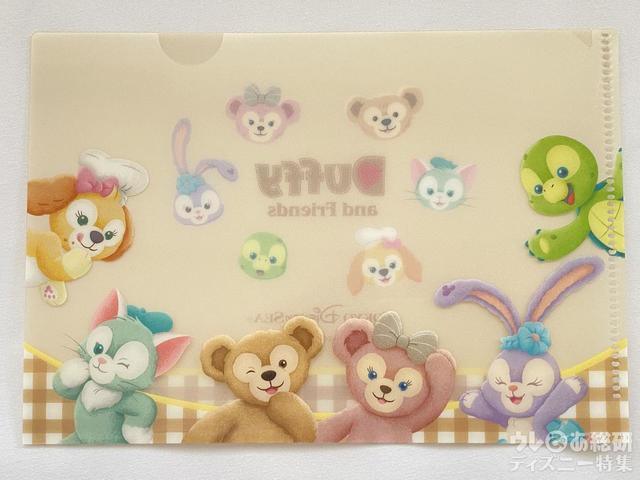 ダッフィー&フレンズのカレンダー（壁掛け）クリアホルダー