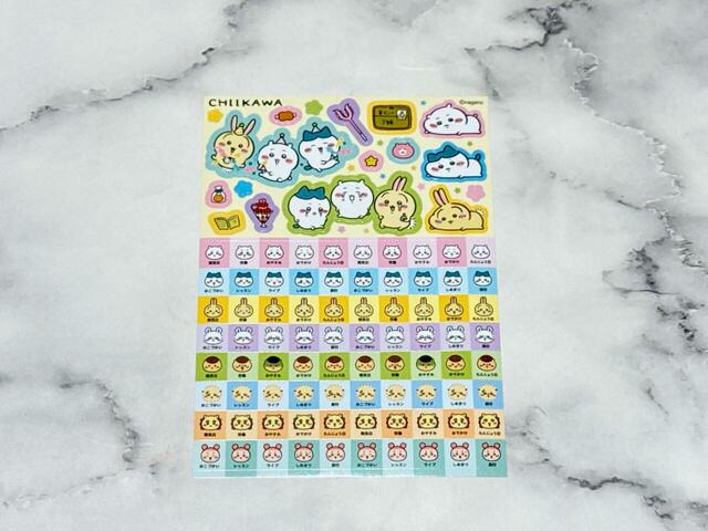 シールはダイカットシールと予定シールの2種類！