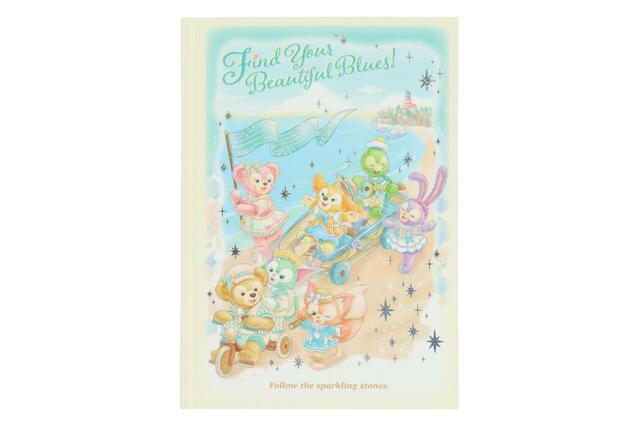 ノート 1,800円｜東京ディズニーシー「ダッフィー＆フレンズのファインド・ユア・ビューティフル・ブルー！」グッズ｜発売日：2026年7月7日(火)