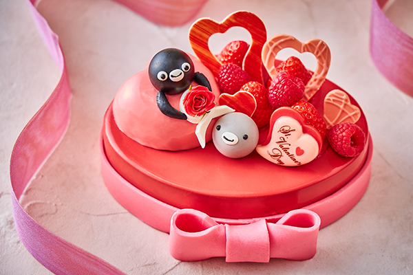 「Suicaのペンギン バレンタインケーキ」＜価格：6,000円（税込）＞【大人気！ホテルメトロポリタンの「Suicaのペンギン バレンタインケーキ」が今年も登場！1月14日より予約販売スタート！】