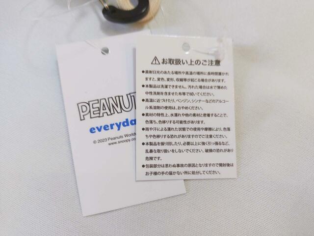 注意事項は忘れずにチェックを【デコホーム商品】コンパクトエコバッグ（GR スヌーピー BS02）価格：2,190円