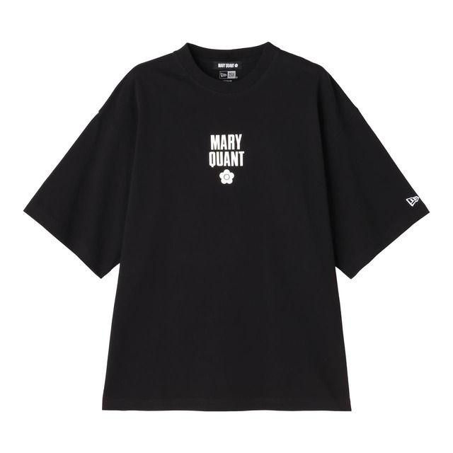 【ニューエラ×マリークワント】「NEW ERA × MQ BIG Tシャツ」¥8,800/オーバーサイズのTシャツもブラックとホワイトの全2色