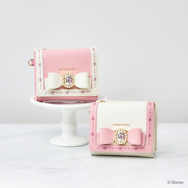 折財布 ¥17,600|サマンサベガ『おしゃれキャット マリー』コレクション