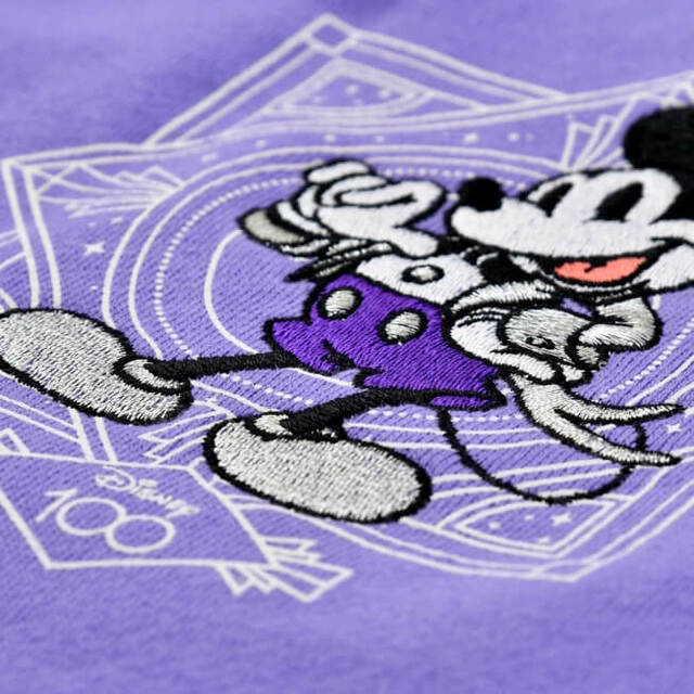 ミッキー&フレンズ パーカー パープル The Disney100 Platinum Celebration Collection 12,100円