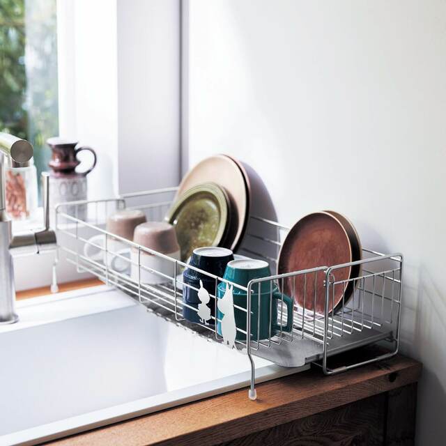 シンクに渡して使える伸縮水切り「ムーミン」｜￥ 16,900 （税込）