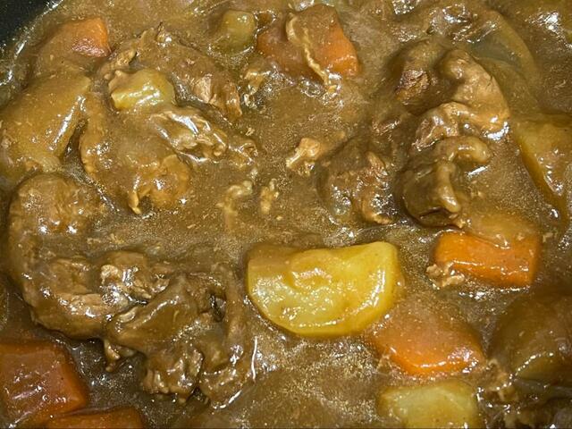 【アイリスオーヤマ TERACOAT 深型9点セット】こげていない美味しいカレーができました