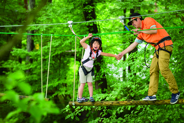 リゾナーレ八ヶ岳　森の空中散歩