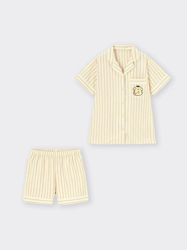 コットンパジャマ(半袖&ショートパンツ) ¥2,990｜GU「サンリオキャラクター」コレクション