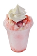 クリーム・シェイブアイス（ストロベリーミルク）¥460