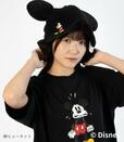 「ミッキーマウス」デザインサウナハット 5,800円、ビッグシルエットTシャツ 6,800円|370-ThreeSeventy