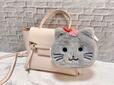 バッグにつけてみました。かわいい〜!【スターバックス新作】バレンタイン2026「ファーポーチキャット」